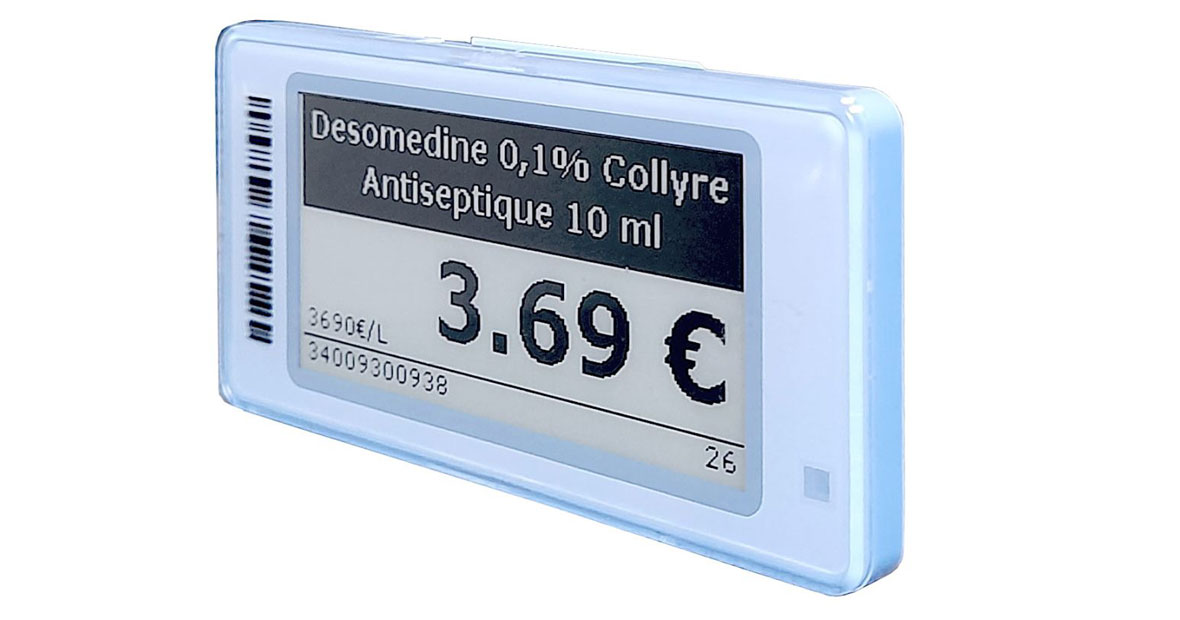 étiquette électronique